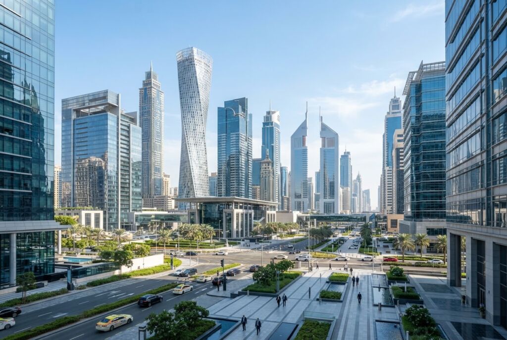 Dubai business district